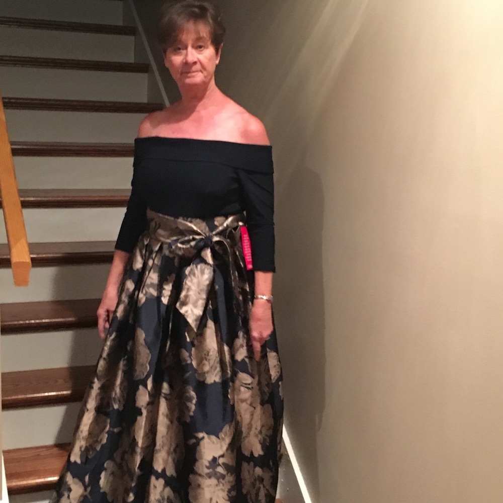 Formal Long Dress in Navy
